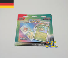 Lade das Bild in den Galerie-Viewer, Pokemon TCG Karmesin &amp; Purpur Prismatische Entwicklungen Tech-Sticker Kollektion Blister (deutsch)
