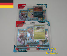 Lade das Bild in den Galerie-Viewer, Pokemon TCG Karmesin &amp; Purpur Reisegefährten 3er Blister (deutsch)
