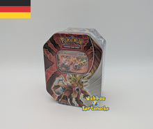 Lade das Bild in den Galerie-Viewer, Pokemon TCG Paradox Schicksale Herbst 2024 Tin Box (deutsch)
