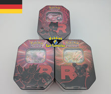 Lade das Bild in den Galerie-Viewer, Pokemon TCG Team Rocket Tin Box (deutsch)
