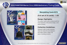 Lade das Bild in den Galerie-Viewer, Kakawow 2024 PHANTOM Warner Bros. 100th Anniversary Trading Cards Hobby Box
