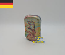 Lade das Bild in den Galerie-Viewer, Pokemon TCG Karmesin &amp; Purpur Prismatische Entwicklungen Mini Tin (deutsch)
