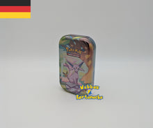 Lade das Bild in den Galerie-Viewer, Pokemon TCG Karmesin &amp; Purpur Prismatische Entwicklungen Mini Tin (deutsch)
